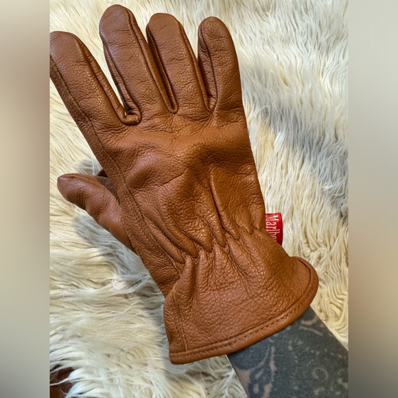 Marlboro Vintage Leather Gloves - Picture 9 of 10